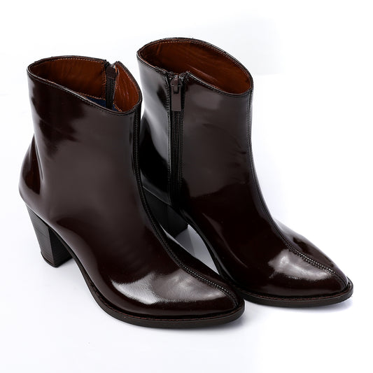 Deep Brown Ankle Boots