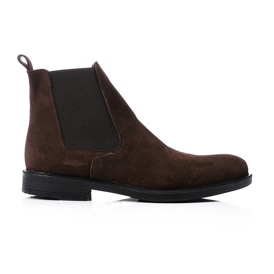 Suede Brown Chelsea Boots