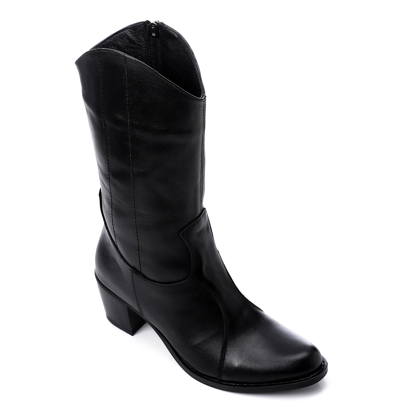 Mid Calf Black Texas Boots – Bulga