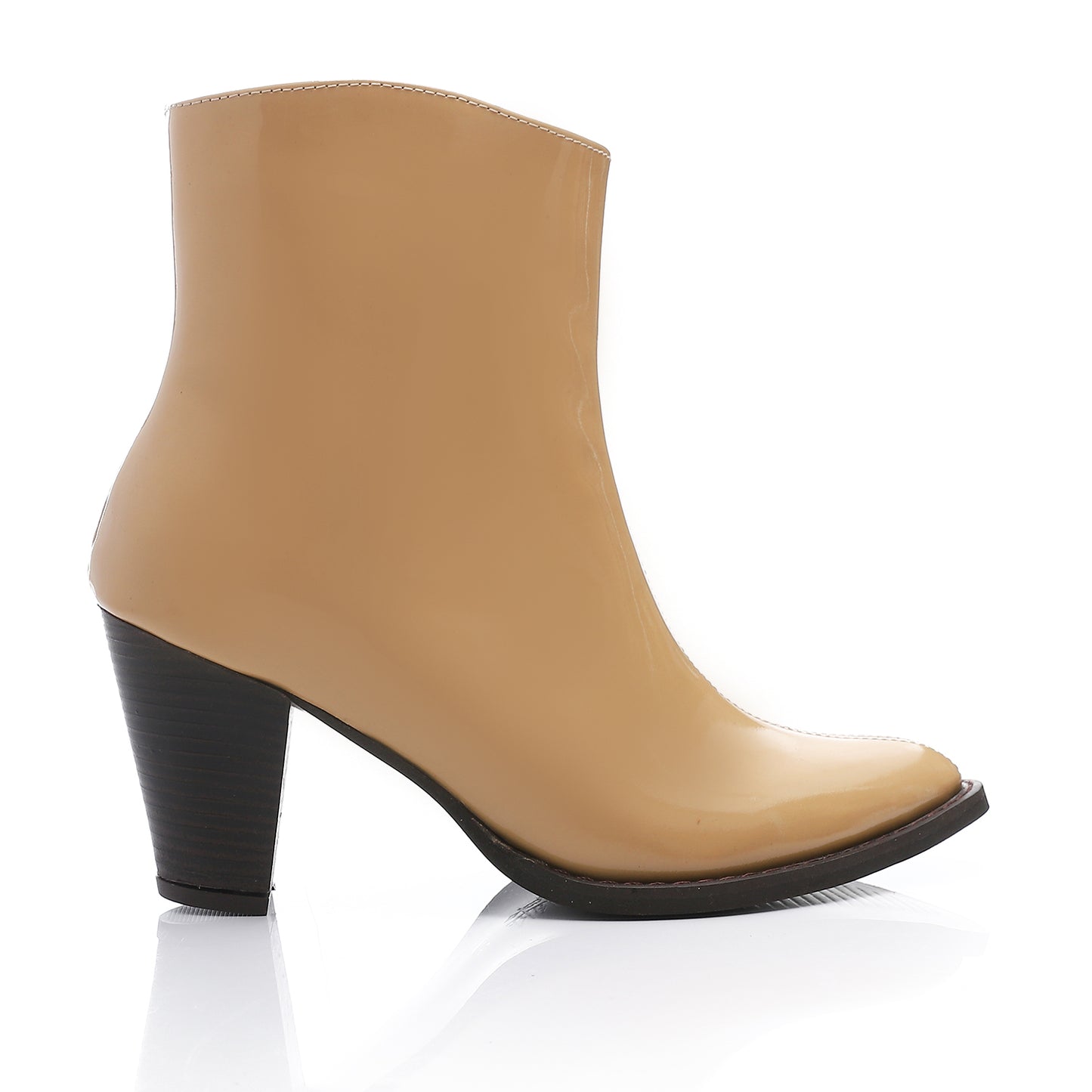 Beige Ankle Boots