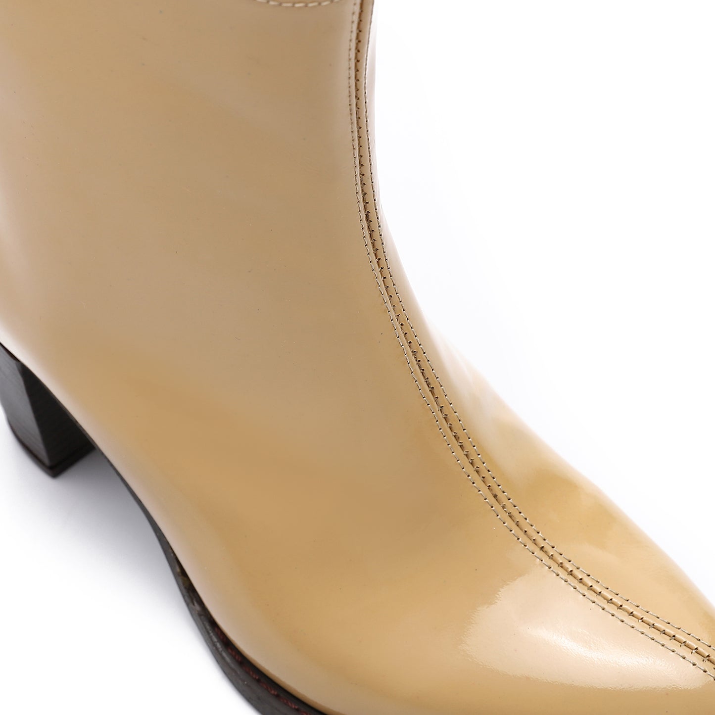 Beige Ankle Boots